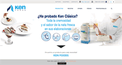 Desktop Screenshot of ken-foods.com