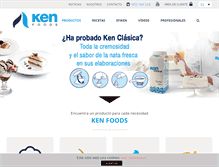 Tablet Screenshot of ken-foods.com